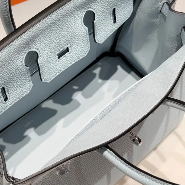 Hermès Birkin 25 In Cloud Blue Silver Hardware Bag product view 3