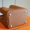 Hermès Picotin 18 Brown Silver Hardware Bag product view 7