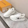 Louis Vuitton Women White Leather Sneakers — Monogram Side Panels product view 3