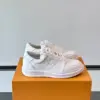 Louis Vuitton Men White Sneakers — Patterned Panels product view 1