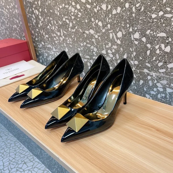 Valentino Women Black Patent Leather Flats product view 4