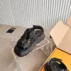 Louis Vuitton Women Black Leather Sporty Sandals product view 6
