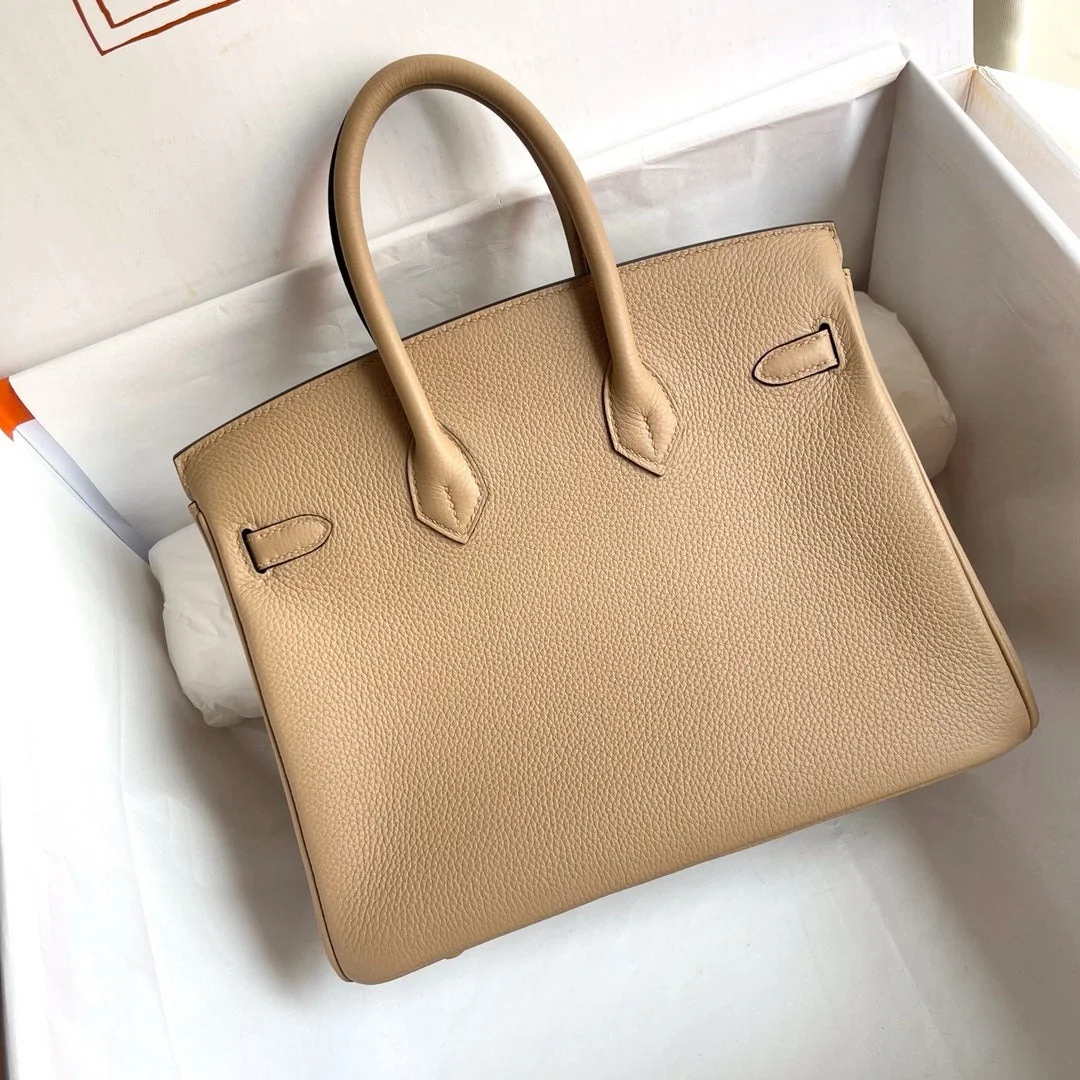 Hermès Birkin Beige Togo 25 Gold Hardware Bag product view 4