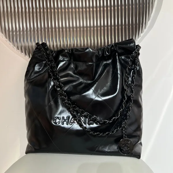 Chanel 22 Bag Black with Black Hardware product photo
