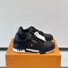 Louis Vuitton Men Sneakers — Black with White Lace Accent product view 1