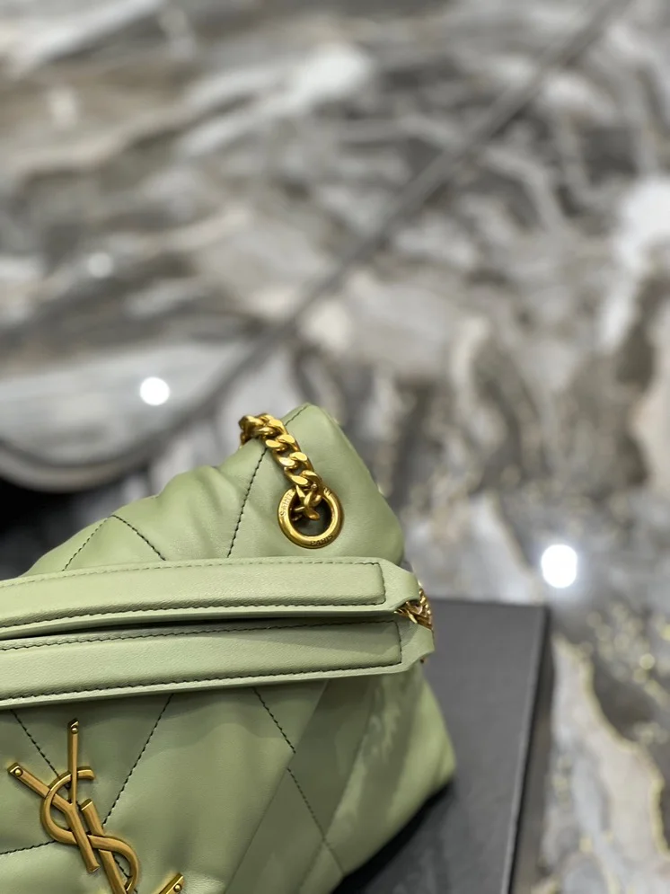Saint Laurent loulou puffer toy quilted leather shoulder bag product view 7