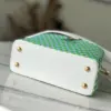 Louis Vuitton Capucines Green And White Pattern Handbags 21 cm product view 8