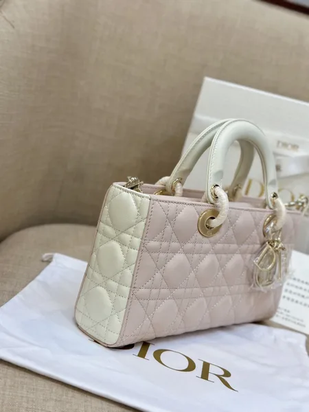 Dior D-Joy Women’s Handbag Pink Cowhide 26 cm product view 6