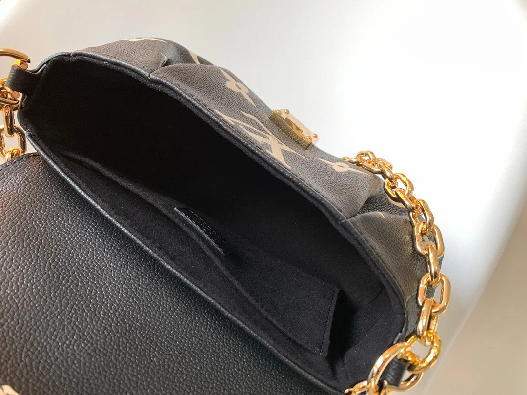 Louis Vuitton Favorite Bag 24x14cm — Black and Cream Monogram product view 7