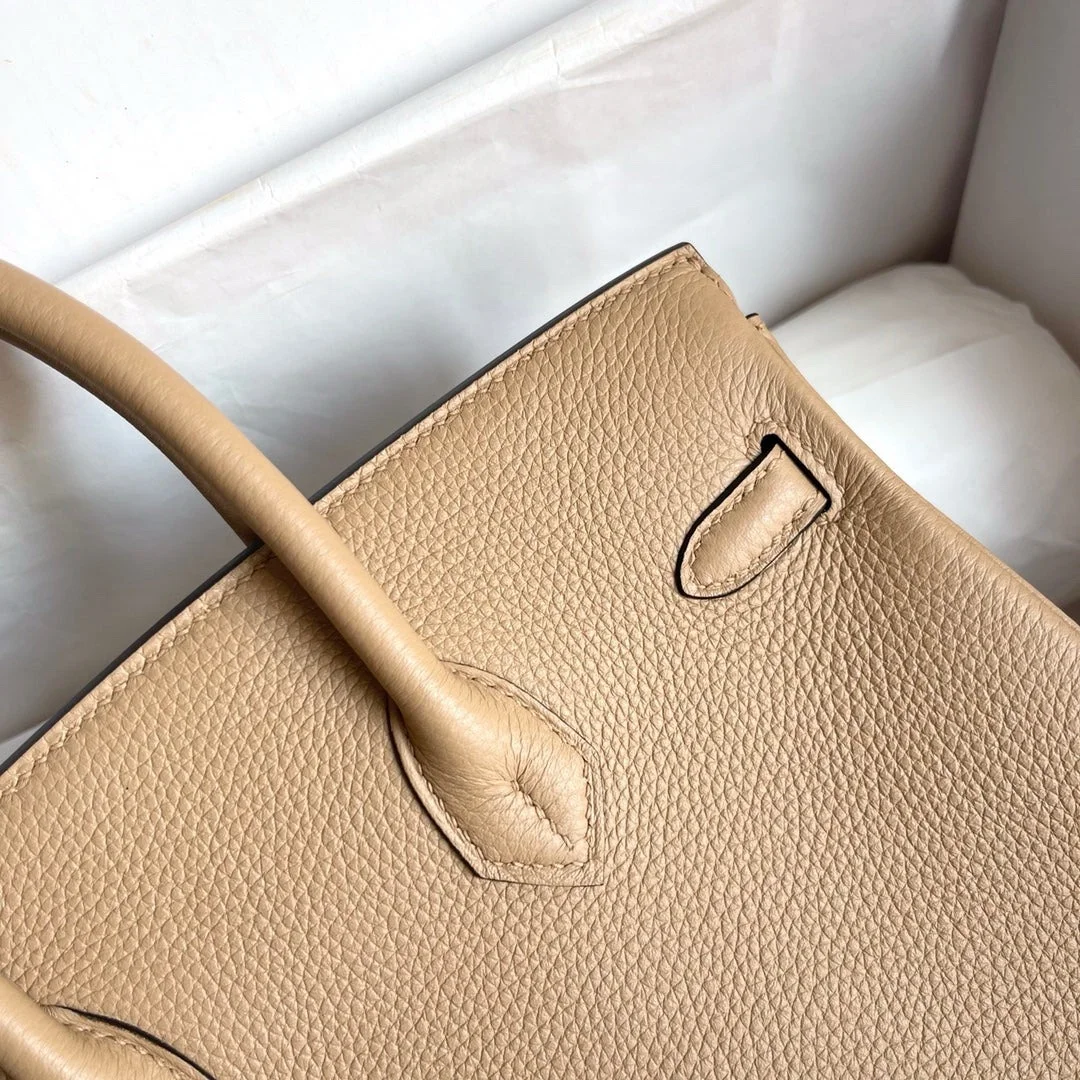 Hermès Birkin Beige Togo 25 Gold Hardware Bag product view 7