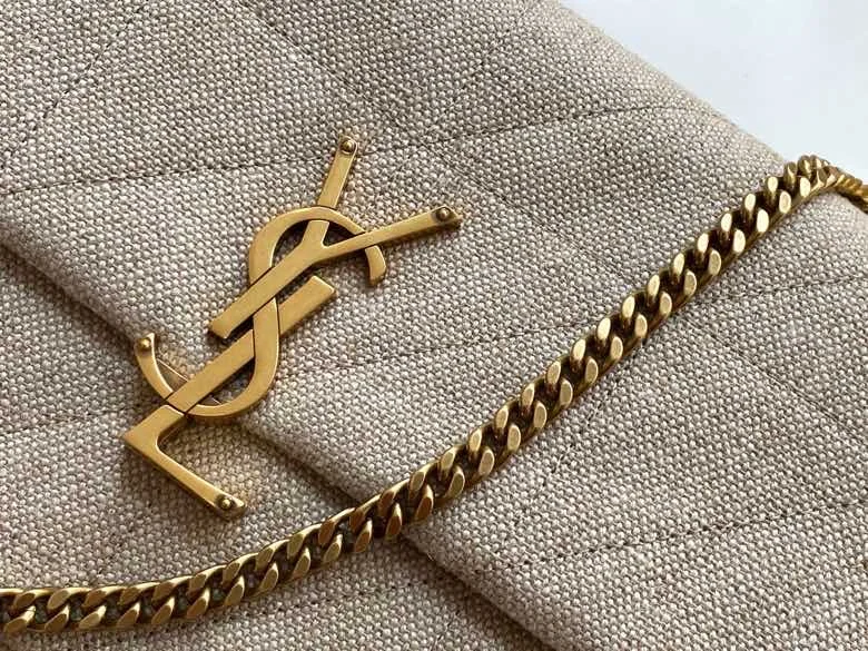 Saint Laurent Medium Jamie Carré Rive Gauche Bag ‘Beige’ product view 4