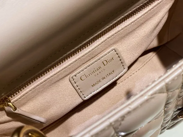 Dior Lady Light Pink Handbag 20 cm product view 7