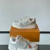 Louis Vuitton Men White Mesh And Leather Sneakers product view 3