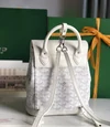 Goyard Goyardine Mini Alpin Backpack in white product view 2
