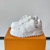 Louis Vuitton Men White Sneakers — Chunky Tread Sole product view 2