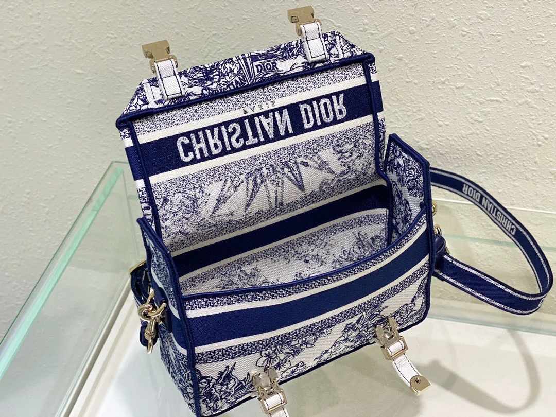 Dior Camp Women’s Handbag Canvas Pattern 25x15x8cm product view 3