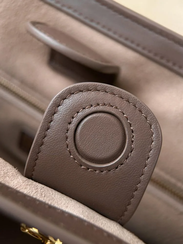 Chanel Archetype Shopping Tote Brown Gold Hardware product view 6