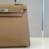 Hermès Kelly 28 Epsom Brown Palladium Hardware Bag product view 7