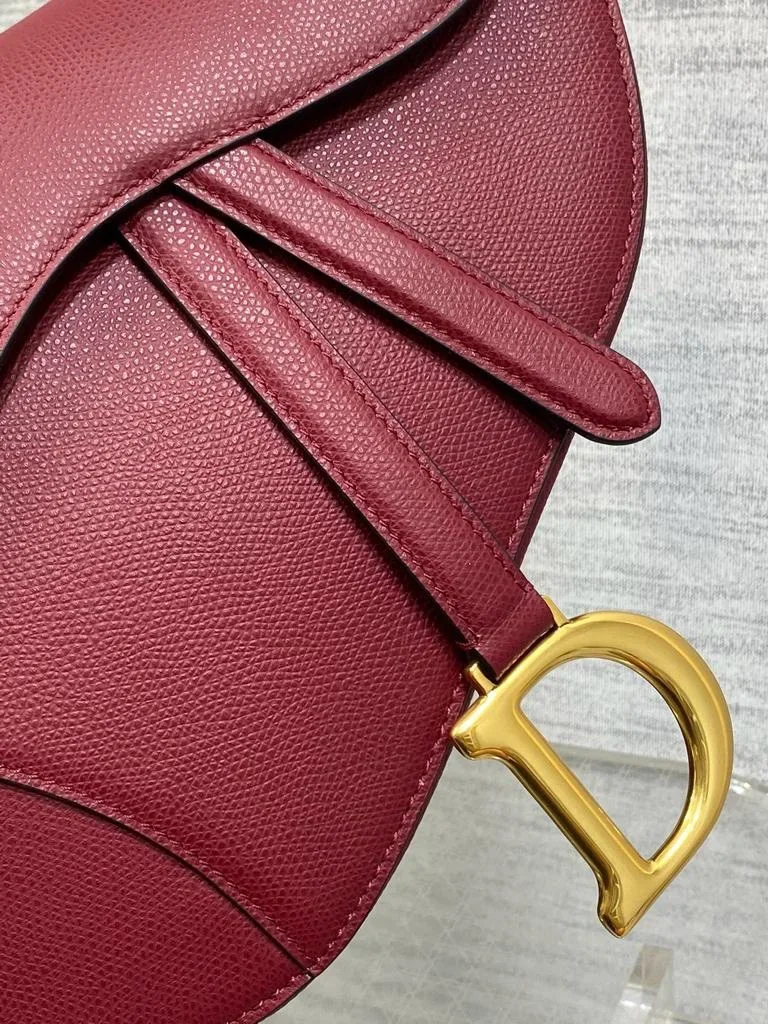 Dior Saddle Bag Red Gold Hardware product view 2