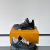 Louis Vuitton Men Black Suede Sneakers product view 4