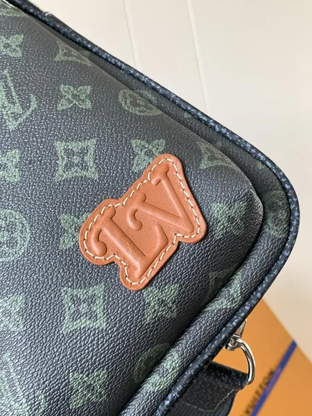 Louis Vuitton Avenue Slingbag 31 In Black Monogram Canvas With Brown Logo Bag product view 4