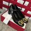 Valentino Women Black Mary Jane Heels with Gold-Tone VLogo Detail product view 5