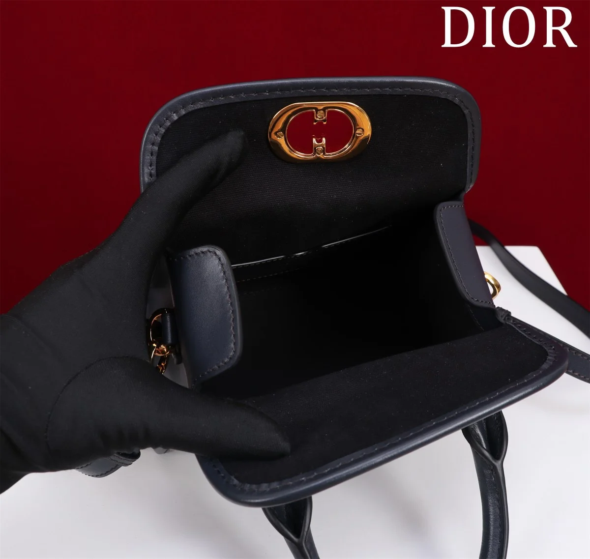 Dior 30 Montaigne Women’s Handbag Oblique Fabric 18.5x16x10cm product view 4