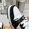 Louis Vuitton Women Black and White Sneakers — Monogram Trainer Style product view 2