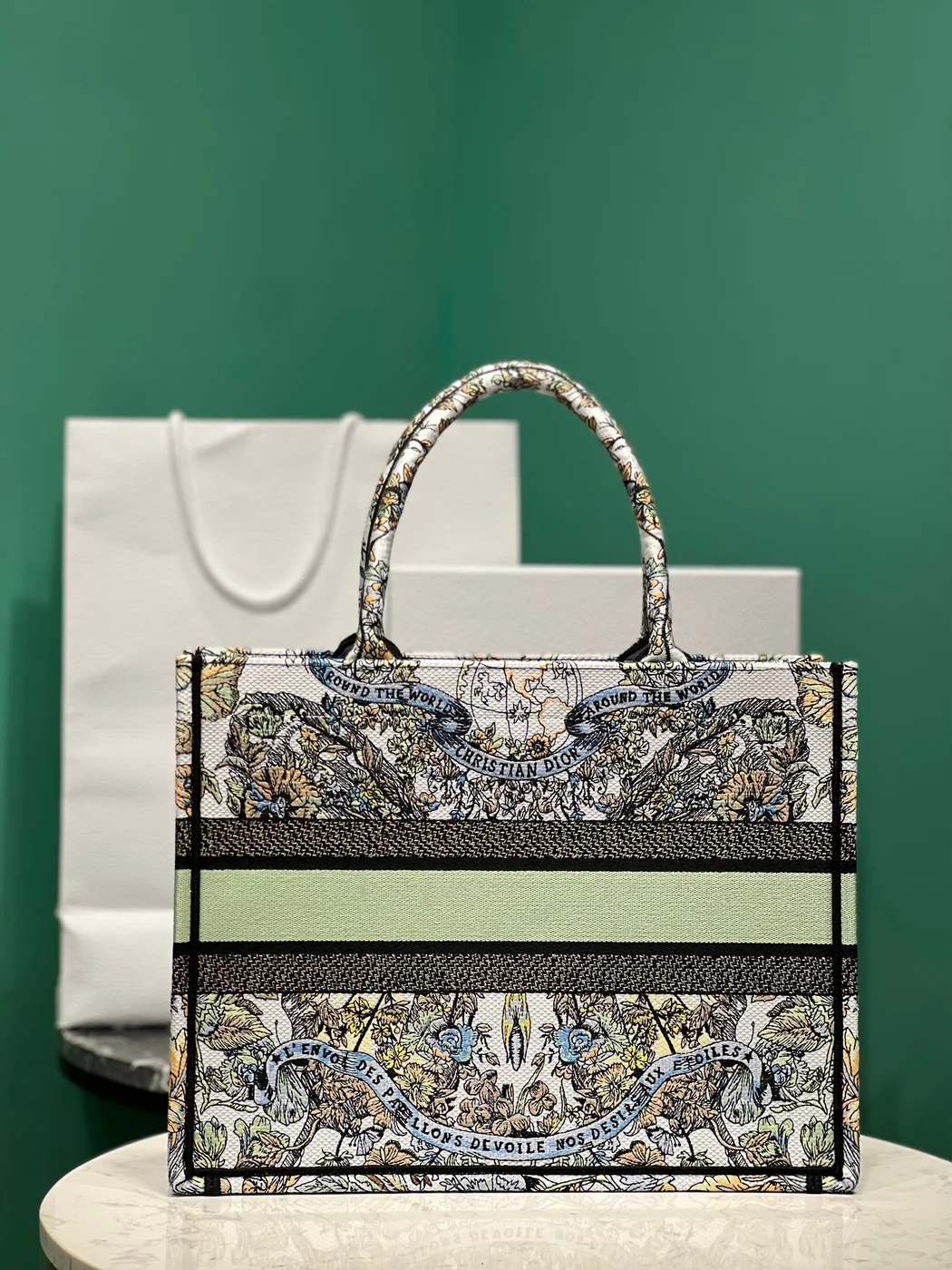 Dior Book Tote 36 cm — Multicolor Ornamental Pattern product view 2
