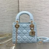 Dior Mini Lady Dior Bag in Ice Blue product view 1
