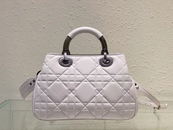 Dior Lady Women’s Handbag Light Purple 24x18cm product view 2