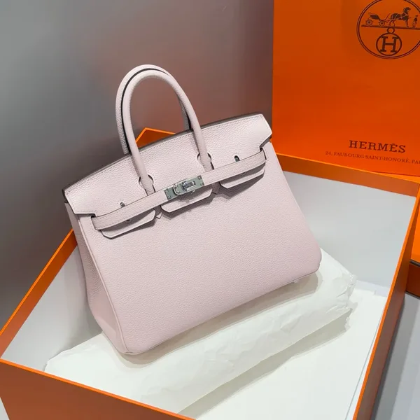 Hermès Birkin 25 In Pink Baby Silver Hardware Bag product photo