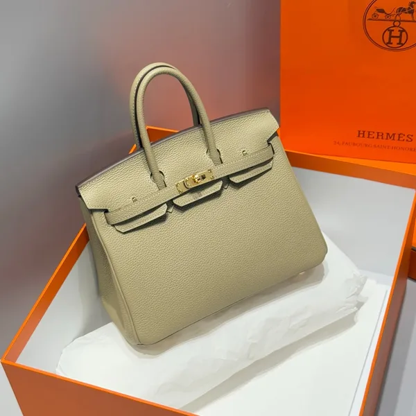 Hermès Birkin 25 In Dark Khaki Gold Hardware Bag product photo