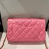 Chanel Classic Bell Bag Handbags Bink Lock Gold Smooth Leather 20 cm product view 5