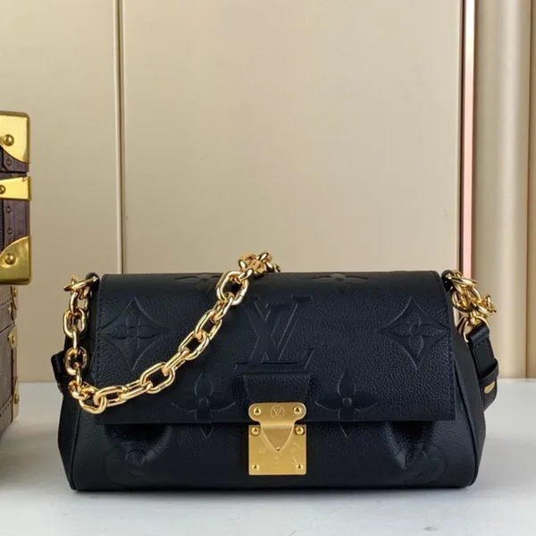 Louis Vuitton Favorite Bag 24x14cm — Black Embossed Monogram product photo