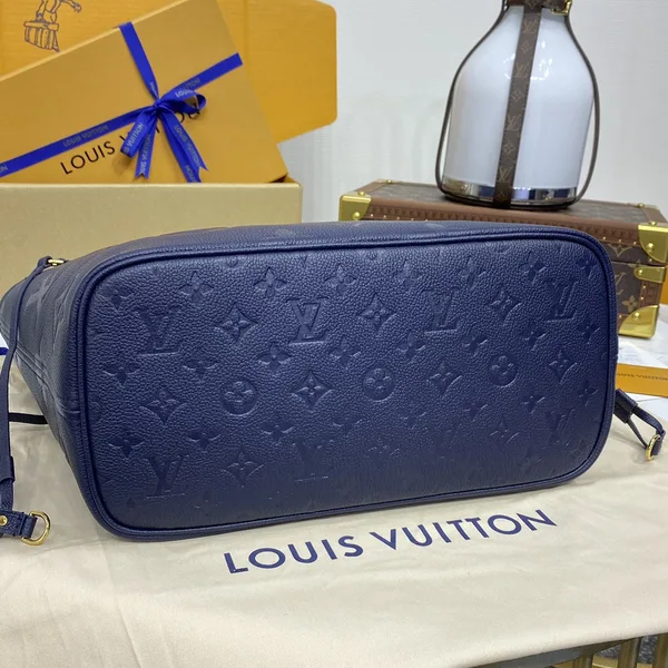 Louis Vuitton Neverfull MM Monogram Empreinte Leather Bag product view 6