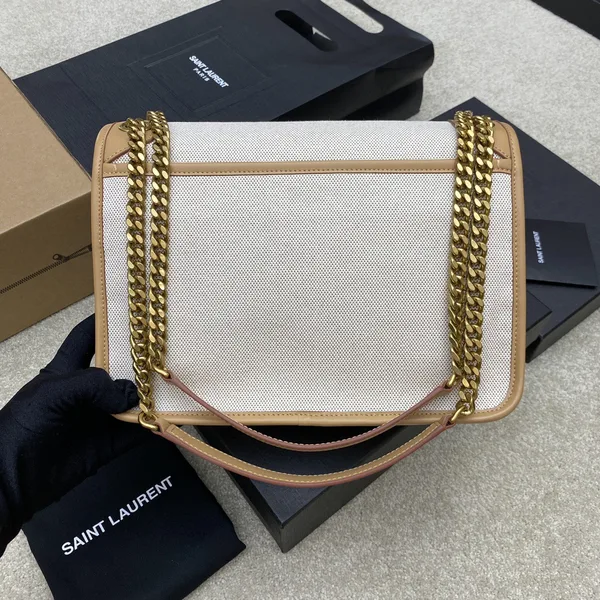 Saint Laurent Yves Niki Bag Natural Canvas product view 2