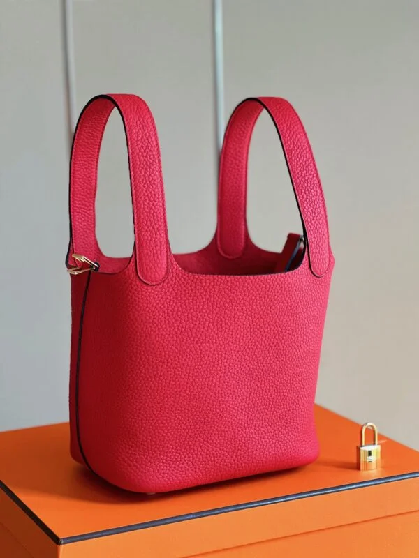 Hermès Picotin 18 Pink Togo Leather Gold Hardware Bag product view 7