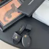 Chanel Women Black Quilted Leather Slides — Chain-Woven CC Detail product view 4
