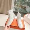 Hermès Women White Sneakers — High-Top Style product view 6