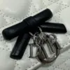 Dior My Dior Mini Bag in white and black lambskin product view 2