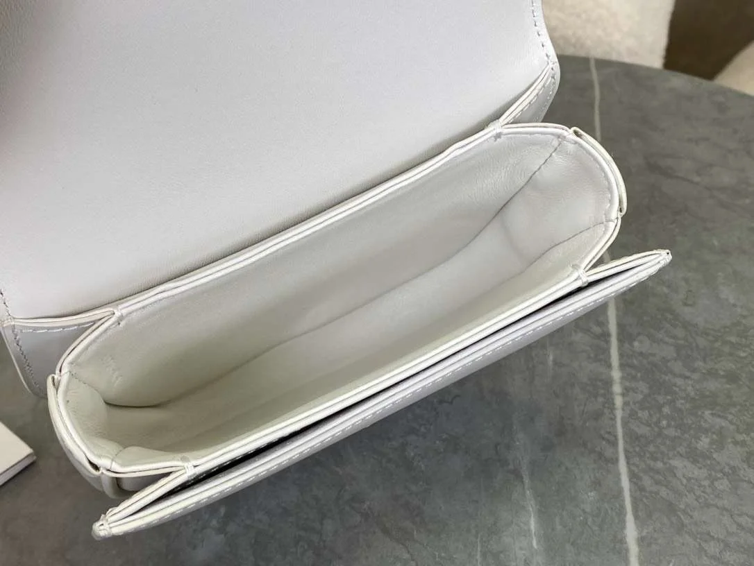Celine Handle White Smooth Leather 15.5× .5x5cm Bag product view 2