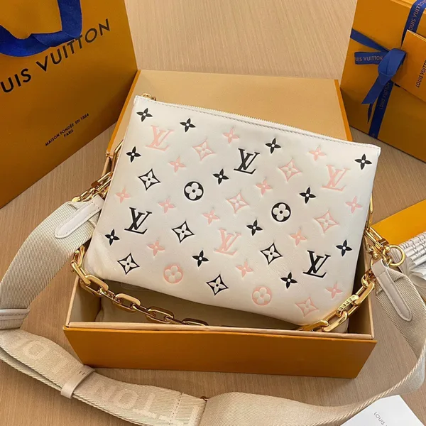 Louis Vuitton Coussin Monogram Handbags Mix Pink Black Pattern 26x20x12cm product photo