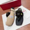 Valentino Women Black Suede Studded Sandals product view 5
