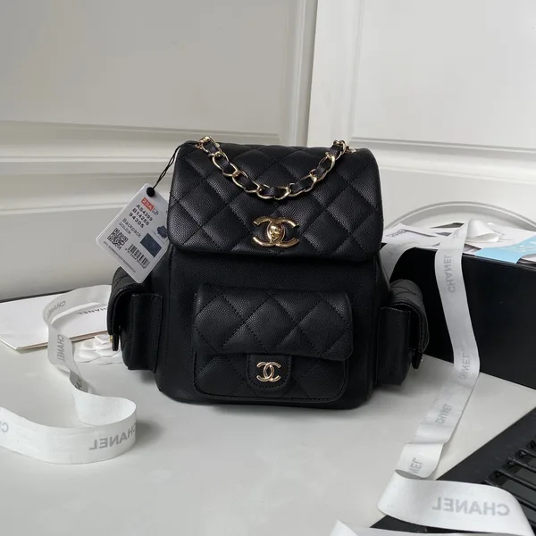 Chanel Mini Duma Backpack Lock Gold 21.5×19.5x12cm product photo