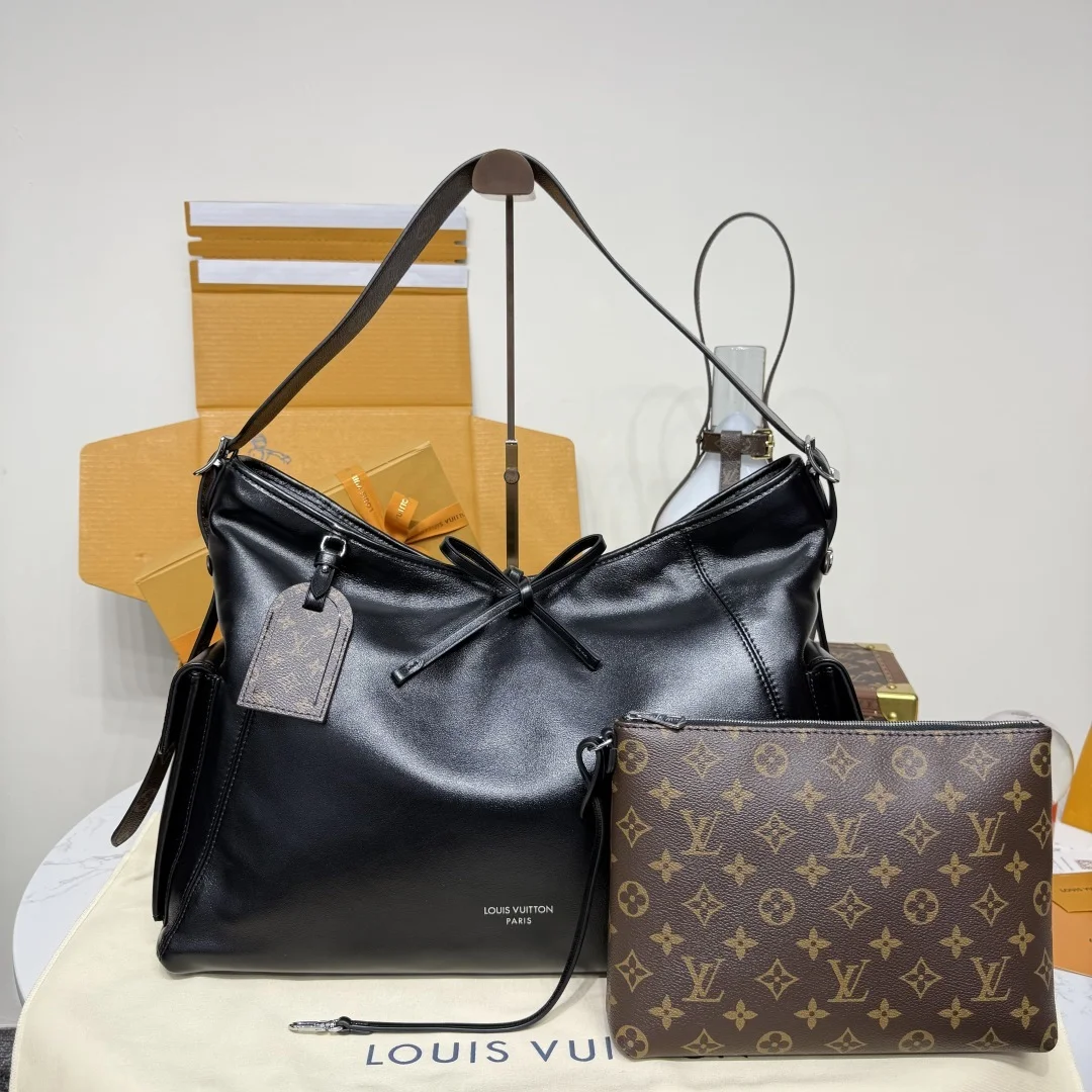 Louis Vuitton CarryAll Travel Bag in Black product view 1