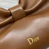 Dior Bow Bag Brown Lambskin product view 2