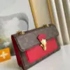 Louis Vuitton Victoire Monogram Pattern Handbags 27x20x10cm — Red Front Panel product view 9