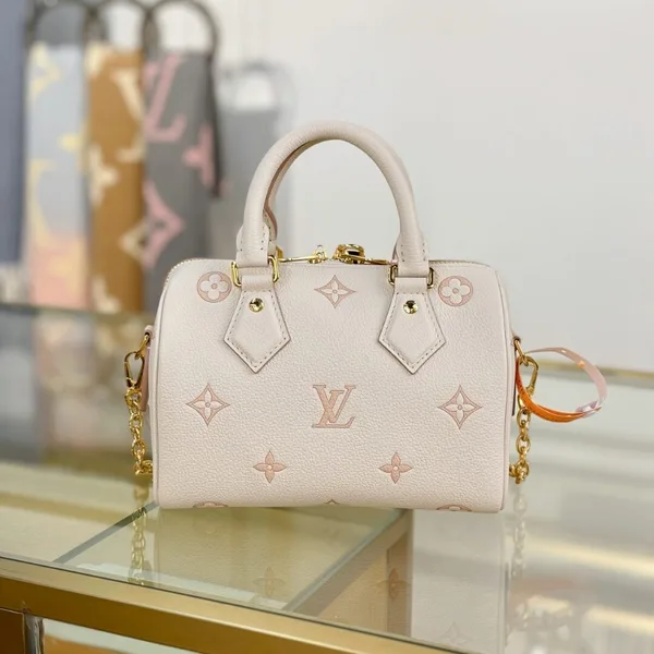 Louis Vuitton Monogram Empreinte Bicolor Speedy Bandoulière 20 Bag product photo