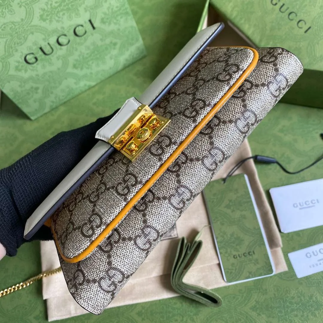 Gucci Clutch Women’s Crossbody Bag with Monogram Pattern 19x10cm product view 2